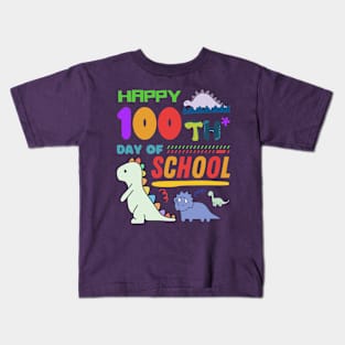 Happy 100th Day Of School 2023 Kids T-Shirt